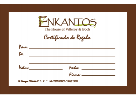 Certificados de Regalo